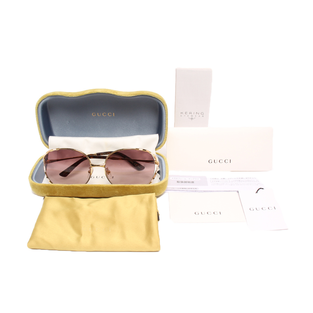 Gucci - グッチ GUCCI サングラス アイウエア 59□17-135 レディースの