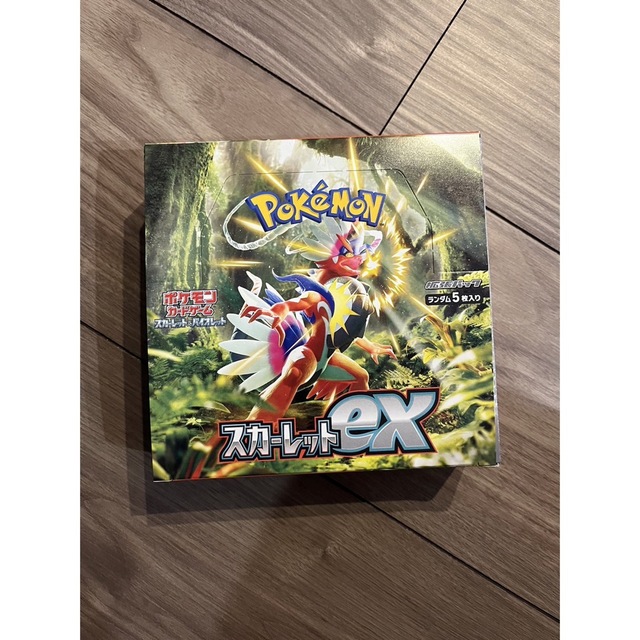 ポケモンカード スカーレットex 1BOX シュリンクなし