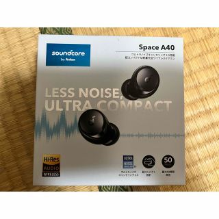 アンカー(Anker)のAnker soundcore SPACE A40 BLACK(ヘッドフォン/イヤフォン)