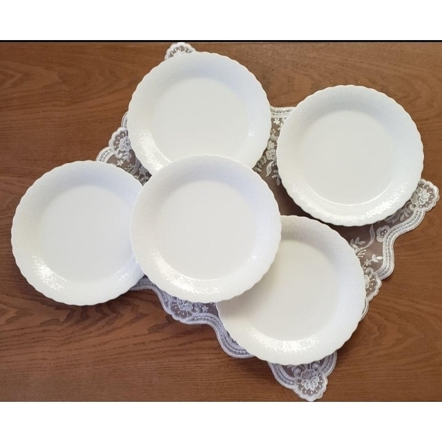 NARUMI ナルミ シルキーホワイト ミートプレート 大皿 5枚 セット極美品