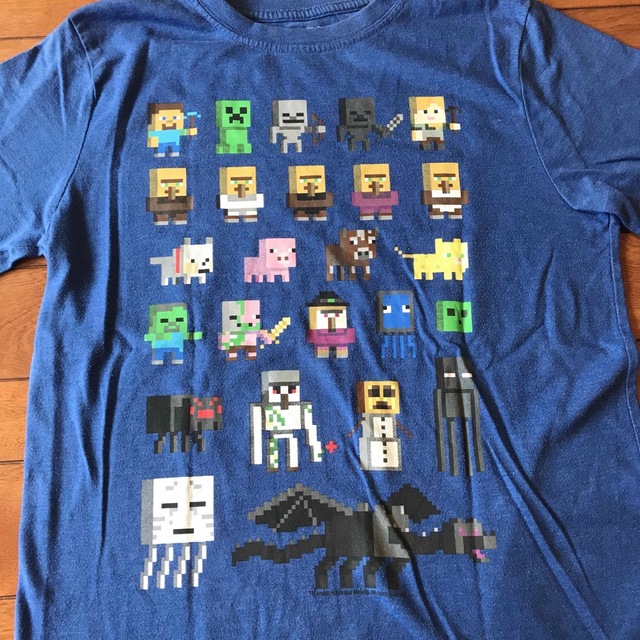 マインクラフト　Tシャツ10-11 used キッズ/ベビー/マタニティのキッズ服男の子用(90cm~)(Tシャツ/カットソー)の商品写真