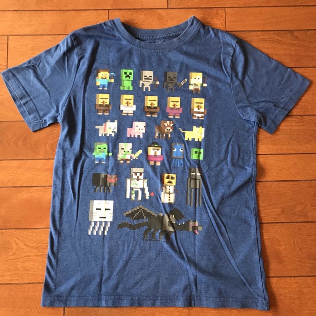 マインクラフト　Tシャツ10-11 used キッズ/ベビー/マタニティのキッズ服男の子用(90cm~)(Tシャツ/カットソー)の商品写真