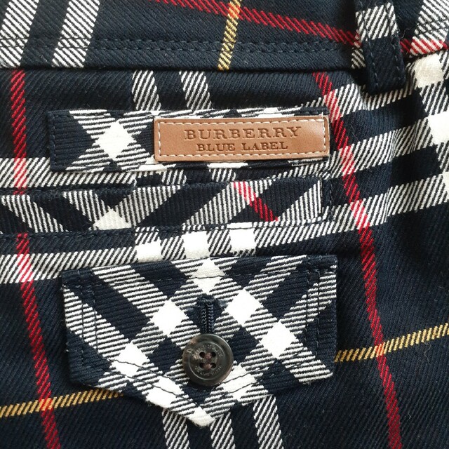 BURBERRY BLUE LABEL(バーバリーブルーレーベル)の【新品】定価23,100円 Burberry  ノバチェック　ハーフパンツ レディースのパンツ(ハーフパンツ)の商品写真