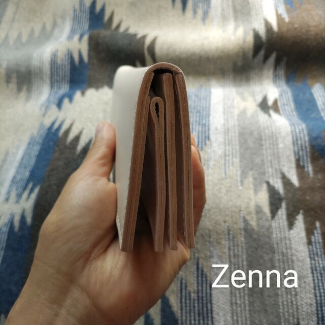 本革 牛革 ハンドメイド 長財布 ロングウォレット no.1042 3