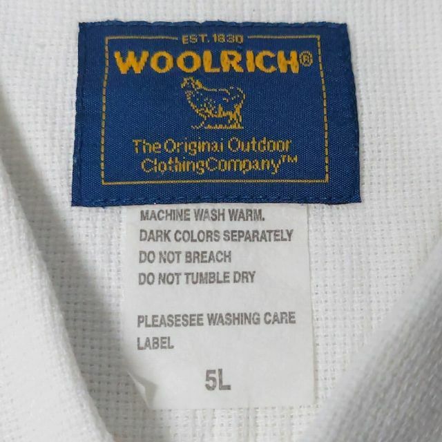 WOOLRICH(ウールリッチ)の【古着/大きいサイズ】「WOOLRICH/ウールリッチ」『メンズ/シャツ/5L』 メンズのトップス(シャツ)の商品写真