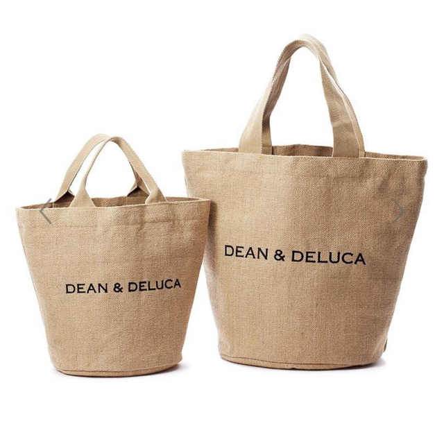 DEAN & DELUCA(ディーンアンドデルーカ)の【新品】DEAN & DELUCA 20周年♡ ジュートマーケットトートバッグS レディースのバッグ(トートバッグ)の商品写真