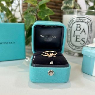 ティファニー(Tiffany & Co.)のティファニー　ノットダイヤモンドリング　K18ローズゴールド　11〜12号現行品(リング(指輪))