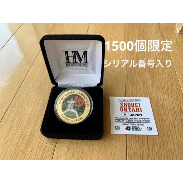 2023 WBC 大谷 翔平選手(投手)ゴールドカラーコイン-