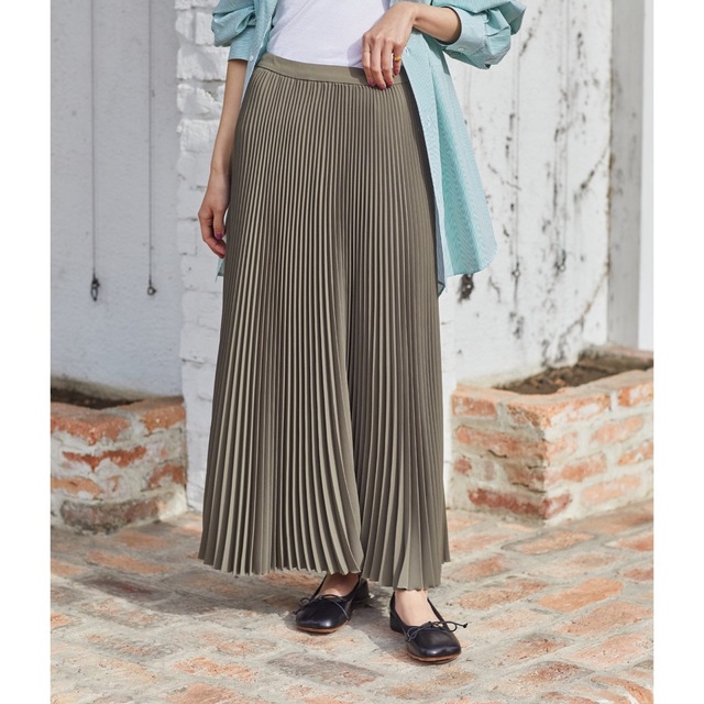 ARKnets別注 Satin Pleats Skirt 商品の状態 スカート クーポン安い 