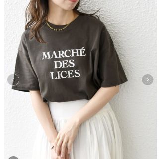 シップスフォーウィメン(SHIPS for women)のSHIPS any:〈洗濯機可能〉スーベニアロゴTEE【チャコールグレー】(Tシャツ(半袖/袖なし))