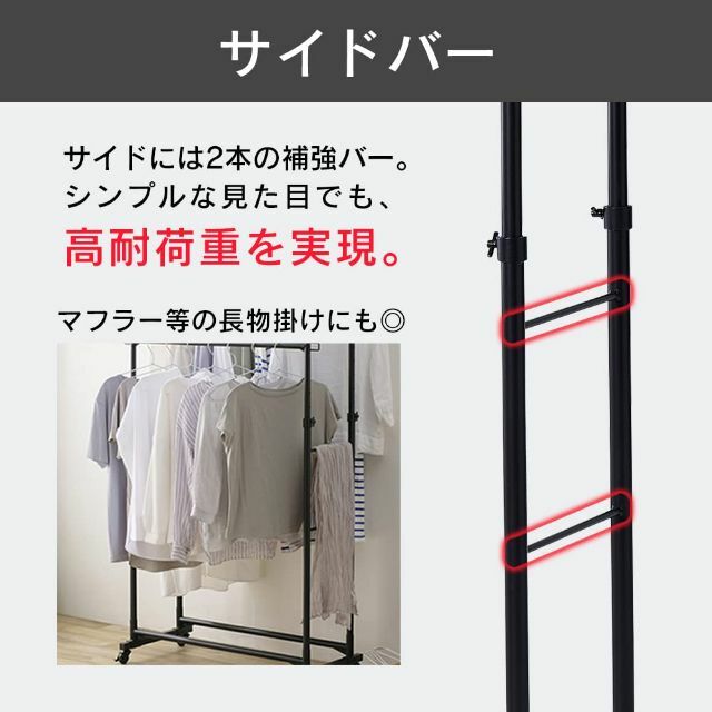 【サイズ:f)ダブル(耐荷重150kg)_スタイル:a)単品】【耐荷重アウター2