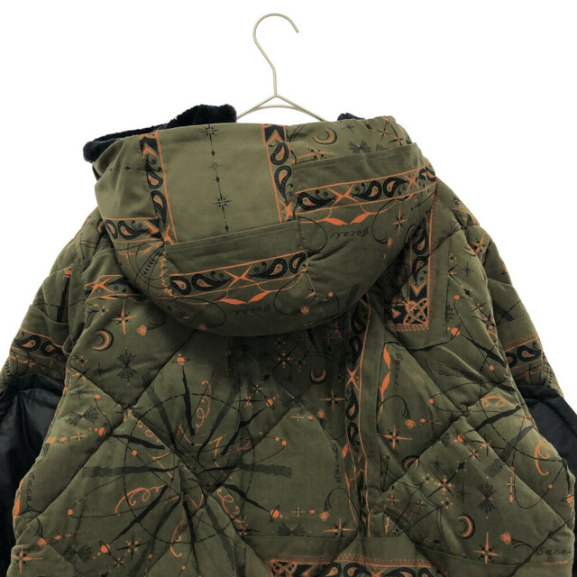 Sacai サカイ 20AW ×Dr. Woo ドクターウー Bandana Print Down Jacket バンダナプリントダウンジャケット 20-0332M ライトブルー