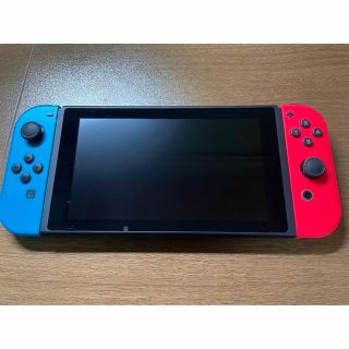 ニンテンドースイッチ(Nintendo Switch)のニンテンドー　Switch 本体　ネオンブルー/レッド　256GBSDカード付き(携帯用ゲーム機本体)