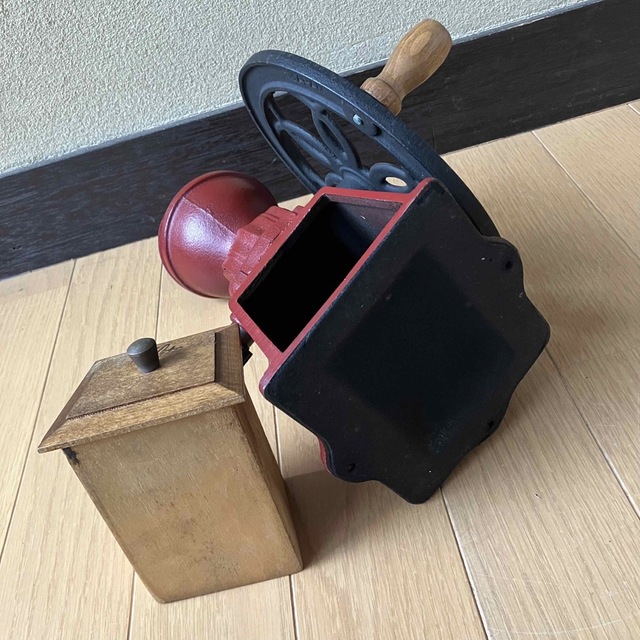 程度美品 カリタ ダイヤミル コーヒーミル グラインダー kalita レトロ 9