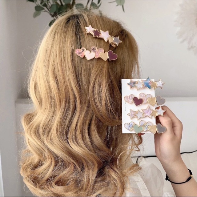 Ｎｏ．806 ♡ スタークリップ ヘアピン ヘアクリップ  レディースのヘアアクセサリー(ヘアピン)の商品写真