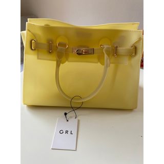 グレイル(GRL)の【在庫処分SALE】GRL 2way ベルトデザインスクエアラバートートバック(トートバッグ)