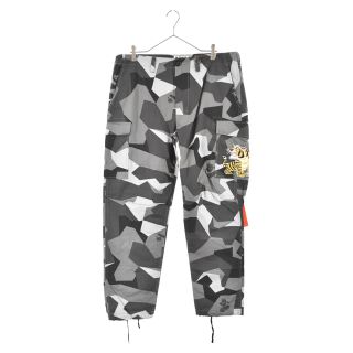 A Bathing Ape スウェットパンツ タイガーカモ　グレー