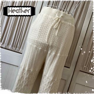 ヘザー(heather)のヘザーカジュアルパンツ　レディースパンツ(カジュアルパンツ)