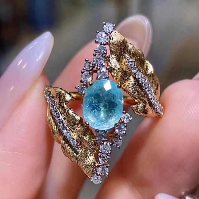 ⭐天然トルマリン リング k18 2.1ct-