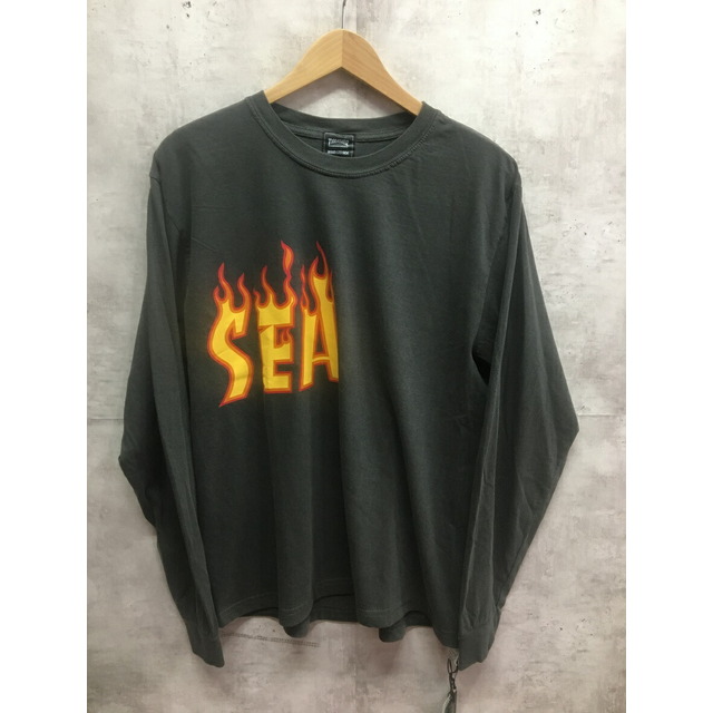 新品未使用の商品SWIND AND SEA × THRASHER 23ss L/S TEE 2 ウィンダンシー スラッシャー ロンT WDS-C-THR-23-Q4-06【004】