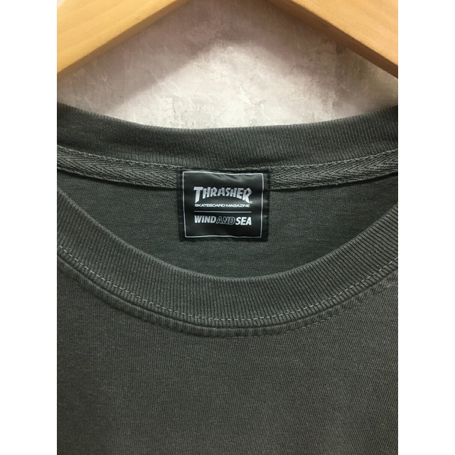 WIND AND SEA × THRASHER WDS L/S TEE 2 ウィンダンシー スラッシャー