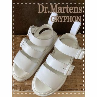 ドクターマーチン(Dr.Martens)の値下げ中⭐️Dr.MartensGRYPHOマーチンレザーサンダル　ホワイト(サンダル)