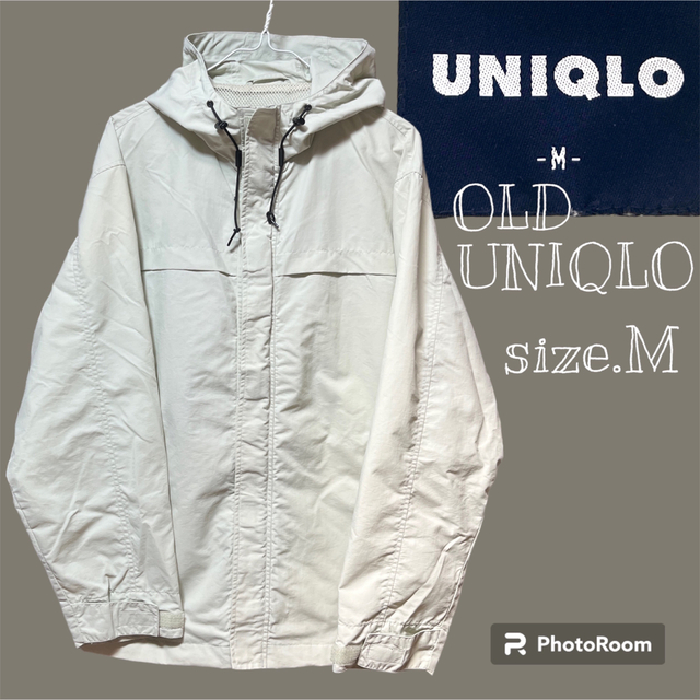 UNIQLO - 90s OLD UNIQLO/ユニクロ☻ナイロンジャケット ホワイト Mの通販 by yam's shop｜ユニクロならラクマ