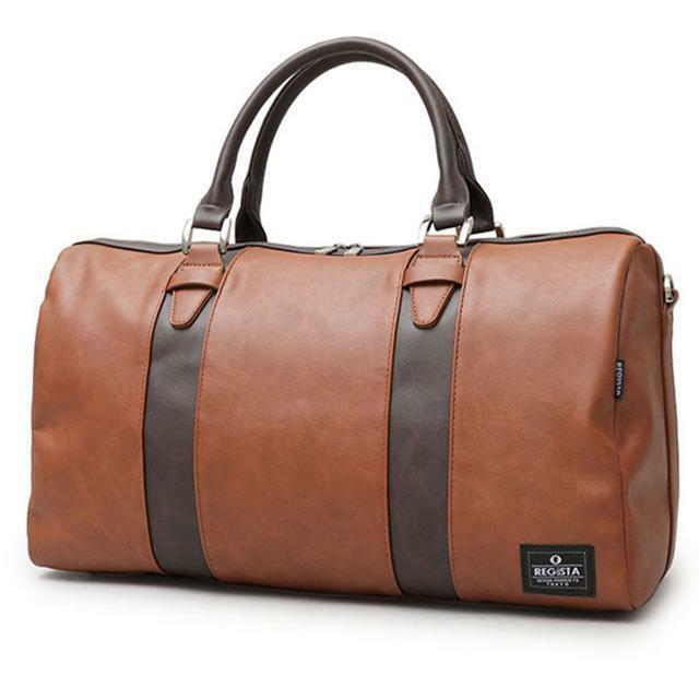 REGiSTA PU LEATHER BOSTON BAG