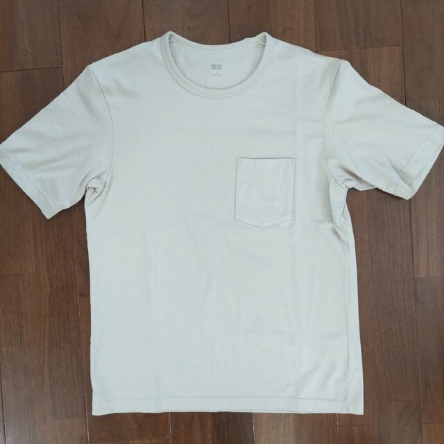 UNIQLO(ユニクロ)の未使用 MEN Sサイズ ユニクロ エアリズム  ルームウエア パジャマ メンズのトップス(Tシャツ/カットソー(半袖/袖なし))の商品写真