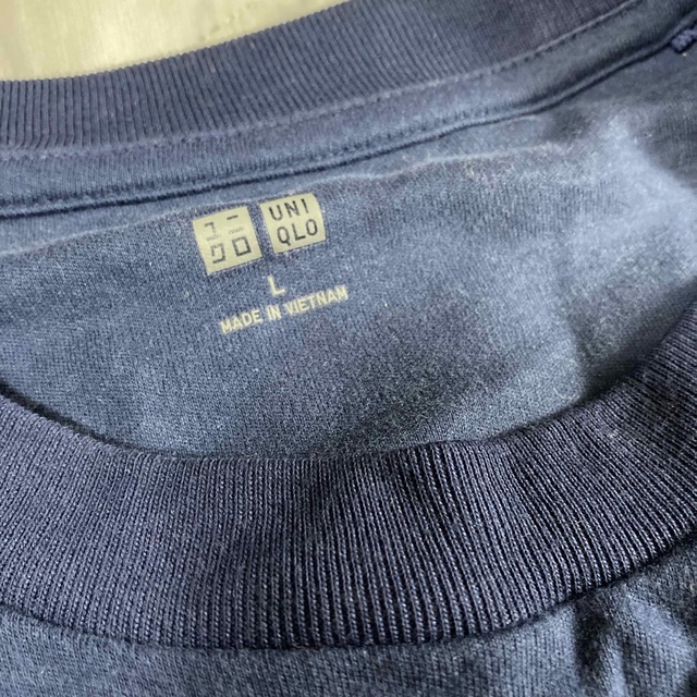 UNIQLO(ユニクロ)の送料込＊1度使用 ユニクロ＊うっすらあたたかロンT メンズのトップス(Tシャツ/カットソー(七分/長袖))の商品写真