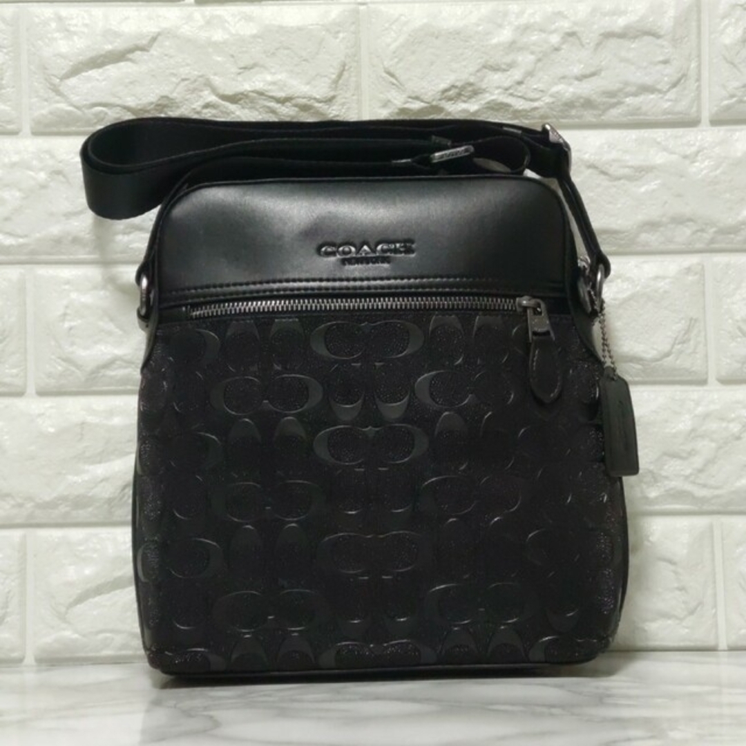 コーチ/COACH バッグF73338ブラック ボディーバッグ ショルダーバッグ