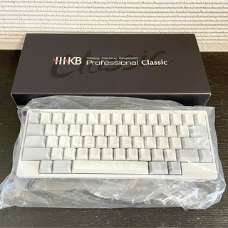 フジツウ(富士通)のHHKB Professional Classic 無刻印／白（英語配列）(PC周辺機器)