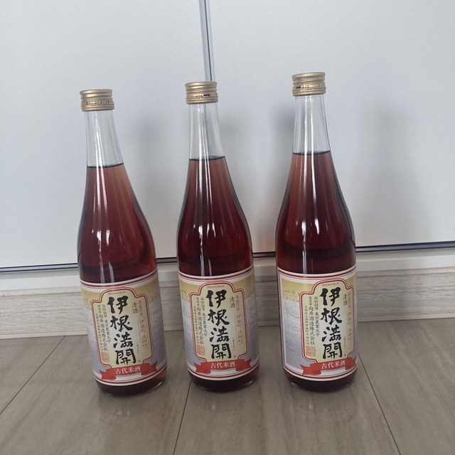 伊根満開　720ml×3本  向井酒造　古代米の赤い日本酒