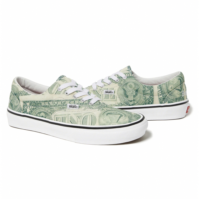 シュプリーム  supreme x vans dollar era 25.5cm