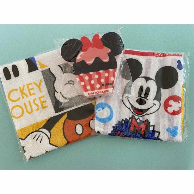 Disney - 第一生命ノベルティおしぼりハンドタオルキッチンスポンジ