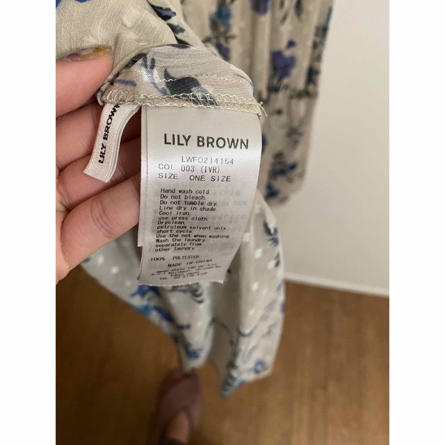 Lily Brown(リリーブラウン)のリリーブラウン　ワンピース レディースのワンピース(ロングワンピース/マキシワンピース)の商品写真