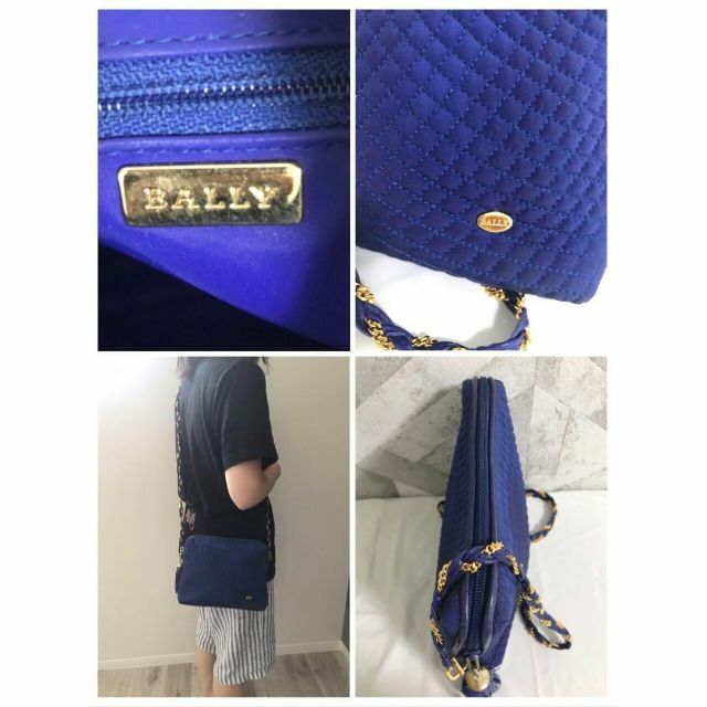 Bally ショルダーバック　ブルー