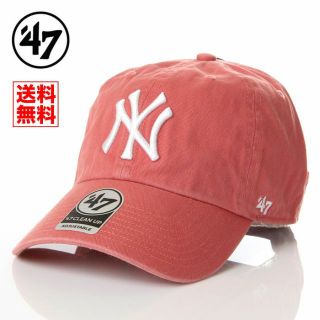 フォーティセブン(47 Brand)の新品 47BRAND NY ニューヨーク ヤンキース キャップ ピンク 帽子(キャップ)