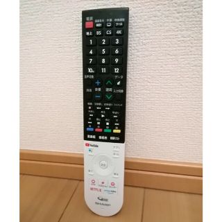 シャープ(SHARP)の【電池蓋なし】SHARP　シャープ　AQUOS　テレビリモコン　GB355SA(その他)