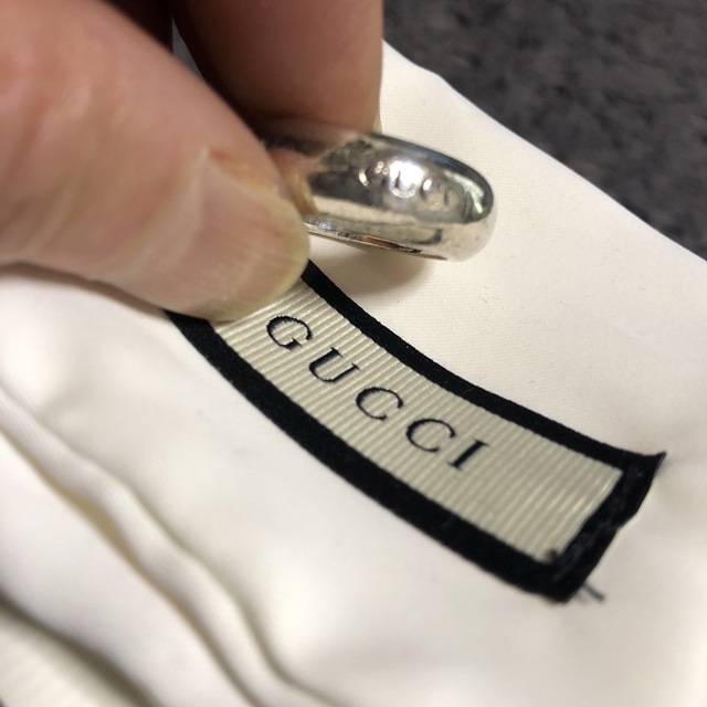 ☆GUCCI☆グッチロゴシンプルリング