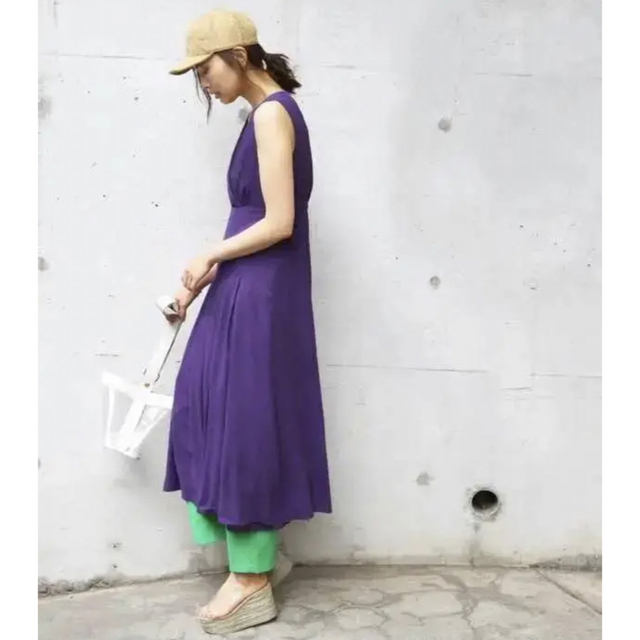 日本公式の通販 Ameri LAKE CURVE TRICOT RIB DRESS | www