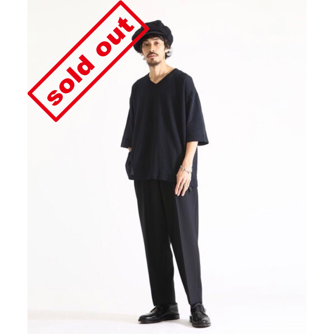 marka(マーカ)のmarka V NECK plain eyelet M20A-19CS01B メンズのトップス(Tシャツ/カットソー(半袖/袖なし))の商品写真