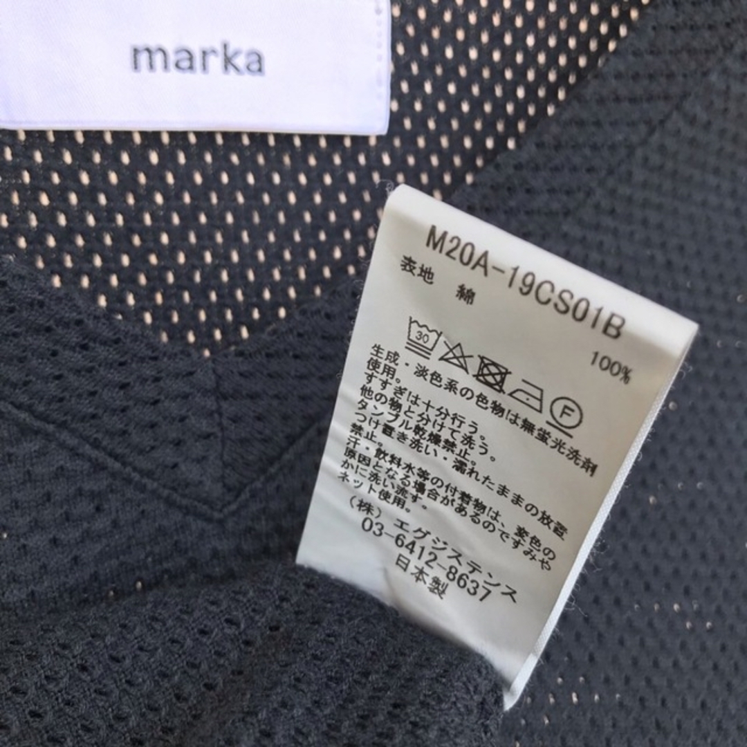 marka(マーカ)のmarka V NECK plain eyelet M20A-19CS01B メンズのトップス(Tシャツ/カットソー(半袖/袖なし))の商品写真