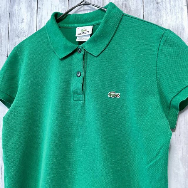 LACOSTE(ラコステ)のラコステ 半袖 ポロシャツ レディース  サイズ40 Sサイズ相当 2-213 レディースのトップス(ポロシャツ)の商品写真