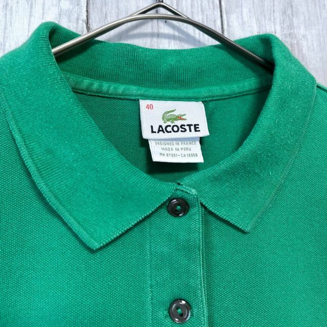 LACOSTE(ラコステ)のラコステ 半袖 ポロシャツ レディース  サイズ40 Sサイズ相当 2-213 レディースのトップス(ポロシャツ)の商品写真