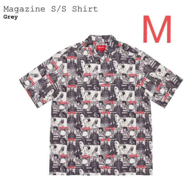 Supreme Magazine S/S Shirt "Grey"シュプリーム