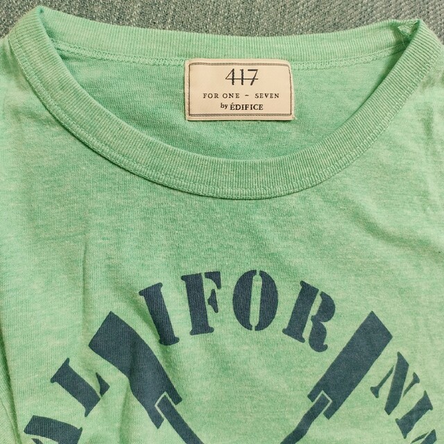417 EDIFICE(フォーワンセブンエディフィス)のEDIFICE　Tシャツ　メンズ　S メンズのトップス(Tシャツ/カットソー(半袖/袖なし))の商品写真