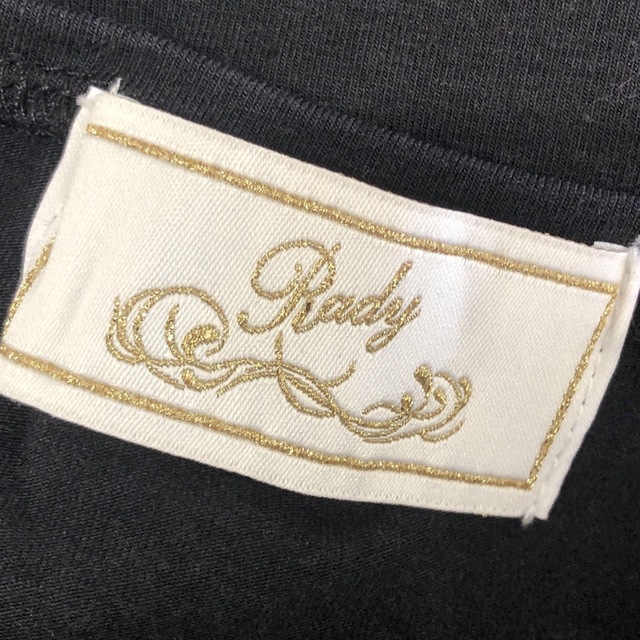 Rady(レディー)のRady LOVEY ハート Tシャツ Fサイズ ブラック  レディースのトップス(Tシャツ(半袖/袖なし))の商品写真
