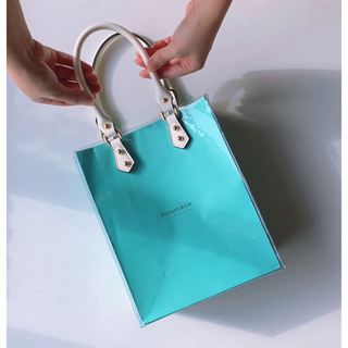 Tiffany & Co. - 【残り1点】正規品！Tiffany 紙袋 diybag クリアバッグ