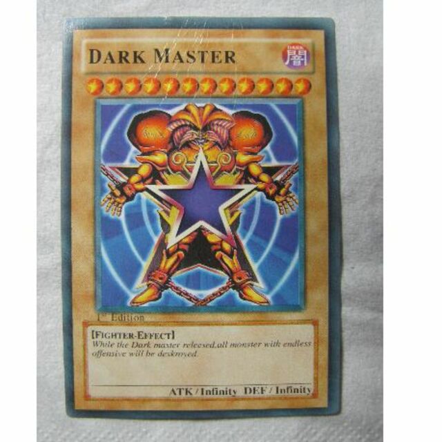 遊戯王カード　DARK MASTER(english )1st Edition